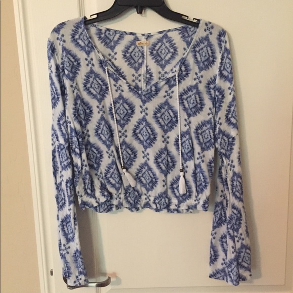 Hollister Vintage Blue Top - Picture 1 of 3